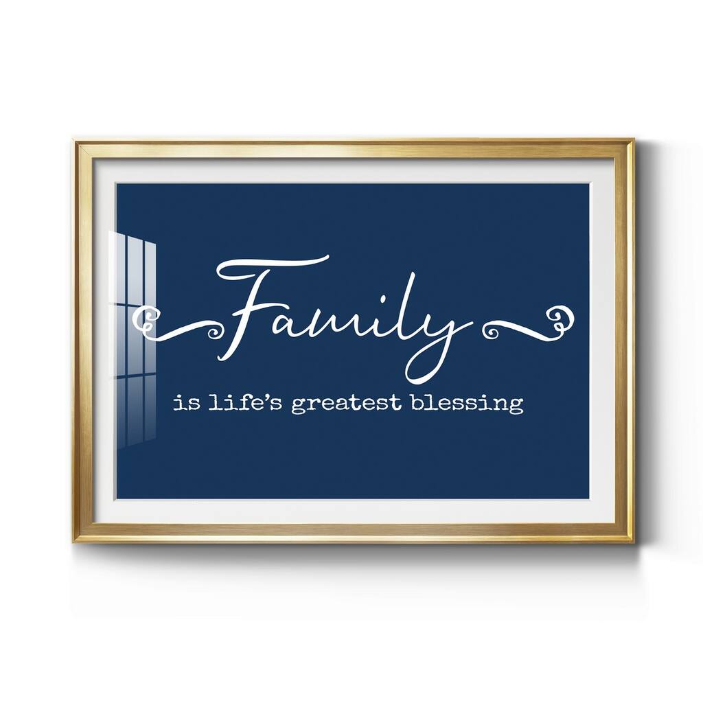 Family Greatest Blessing Premium Framed Print - Ready to Hang