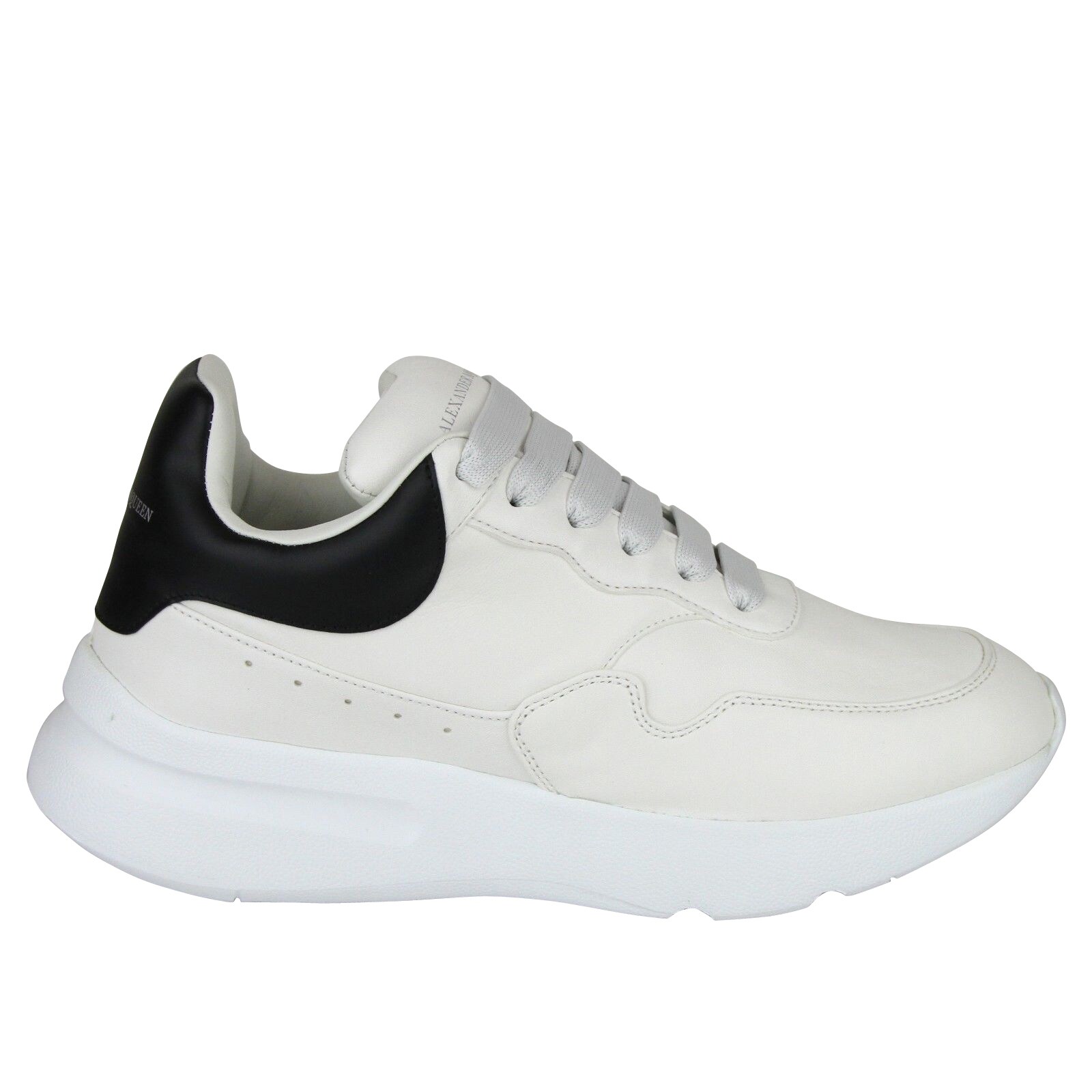 black leather running shoes mens