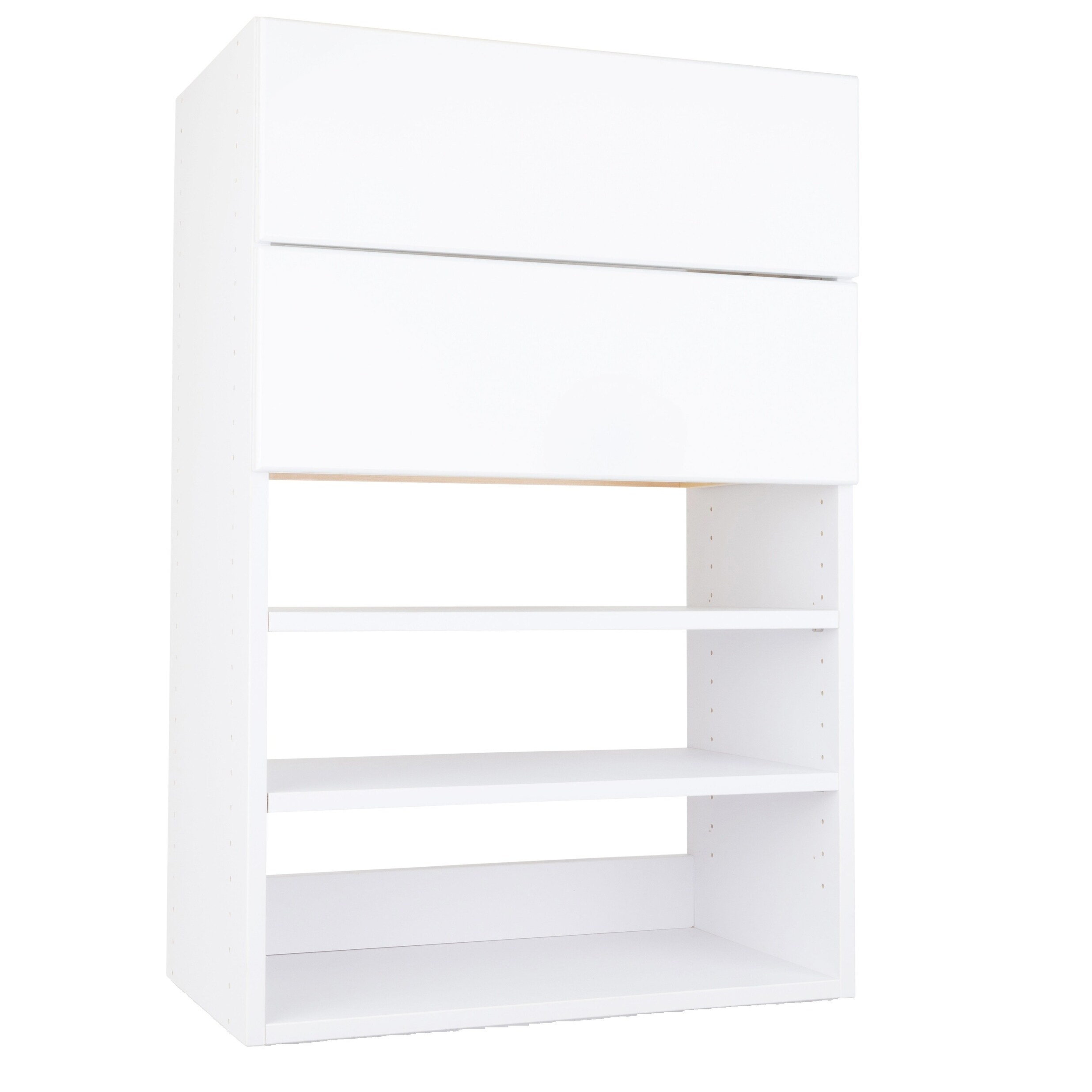 Shop Modular Closets 36 Tall Wood Shelf Closet Organizer With 2