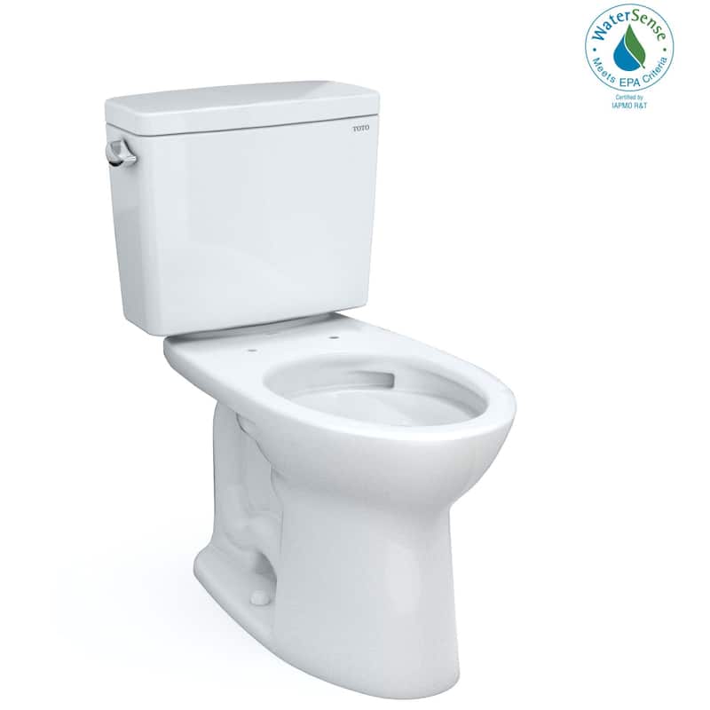 Toto CST776CEFG.10#01 Drake 1.28 GPF Two Piece Elongated Chair Height Toilet with Left Hand Lever