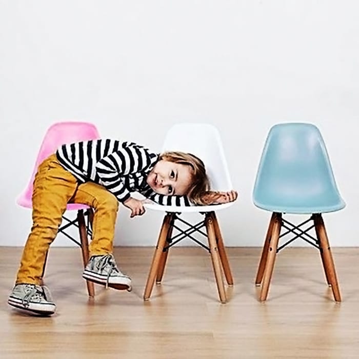 white toddler chair