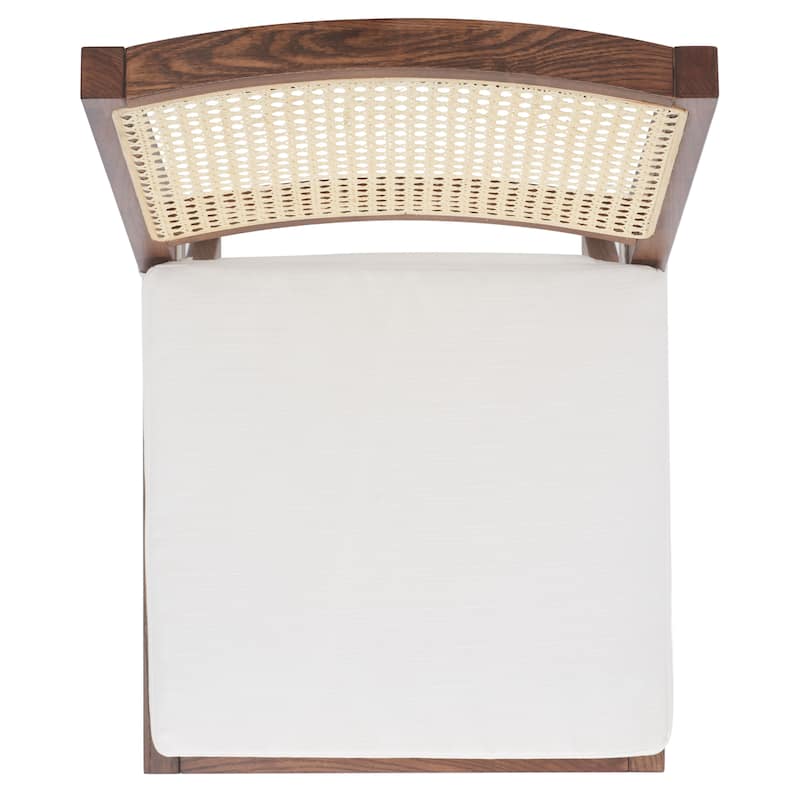 SAFAVIEH Couture Meine Rattan 22-inch Counter Stool - 18 In. W x 23 In. D x 38 In. H - 18Wx23Dx38H
