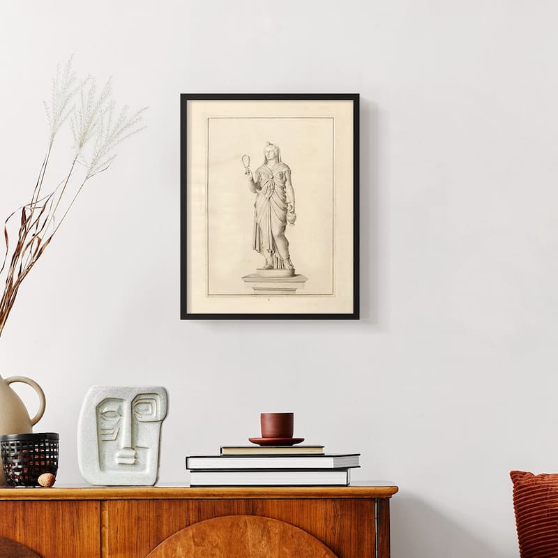 Vintage Sketch CXVI -Framed Print