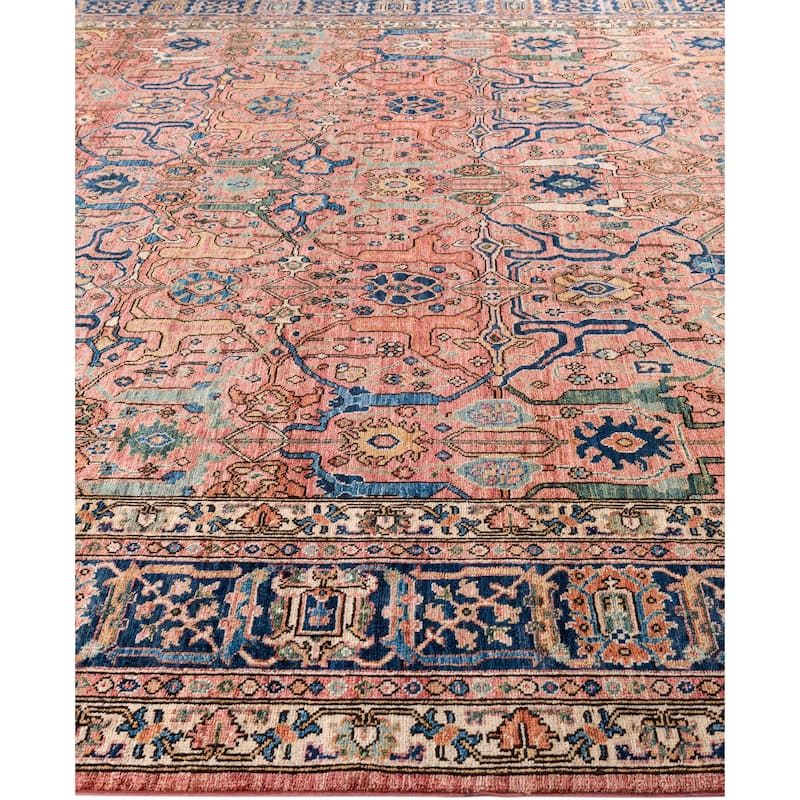 Serapi One-of-a-Kind Hand-Knotted Area Rug - Pink - 9' 2" x 12' 1"