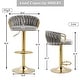 preview thumbnail 23 of 42, Modern Swivel Counter Height Bar Stools Adjustable Counter Stool With Backs