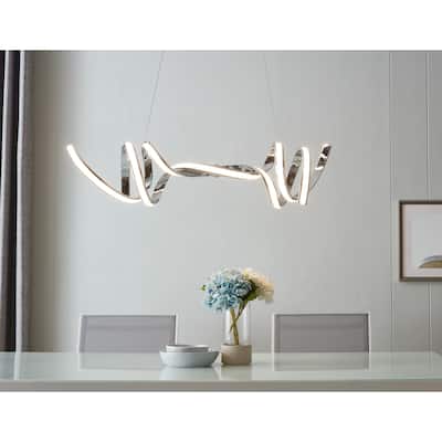 Finesse Decor Munich Dimmable Integrated LED Chandelier - N/A