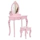 preview thumbnail 22 of 53, Make up Table Kids Vanity Set With Mirror Pink-Unicorn / One Drawer