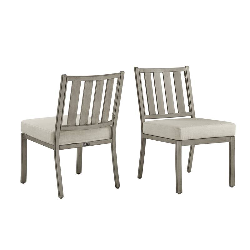 Patio Aluminum Round 59.5" Dining Table With Outdoor Chairs