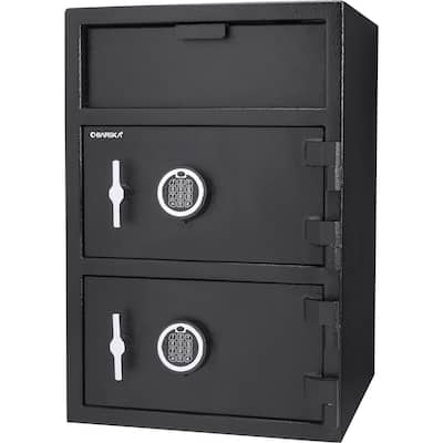 1.6 Cubic Ft Digital Keypad Two Lock Depository Safe