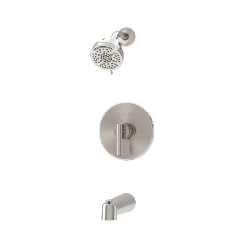 Symmons 3592B15TRM Dia HydroMersion Tub and Shower Trim Package with - Satin Nickel