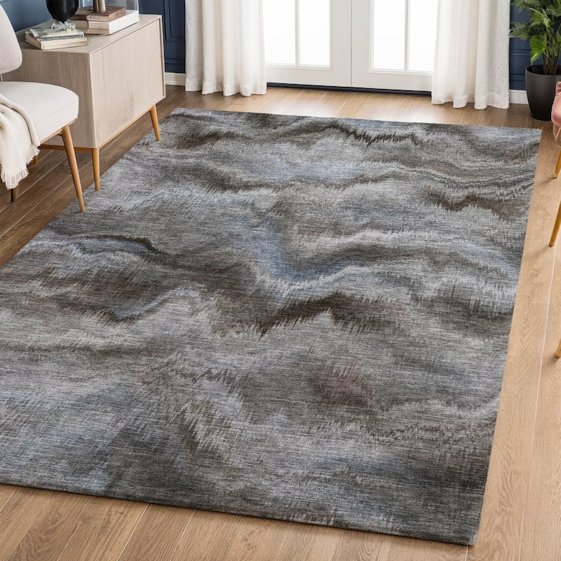 Premium Washable Super Soft Contemporary Blur Mayfield Rug