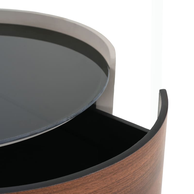 Chic Double-Layer Storage Side Table with Modern Design for Versatile Use