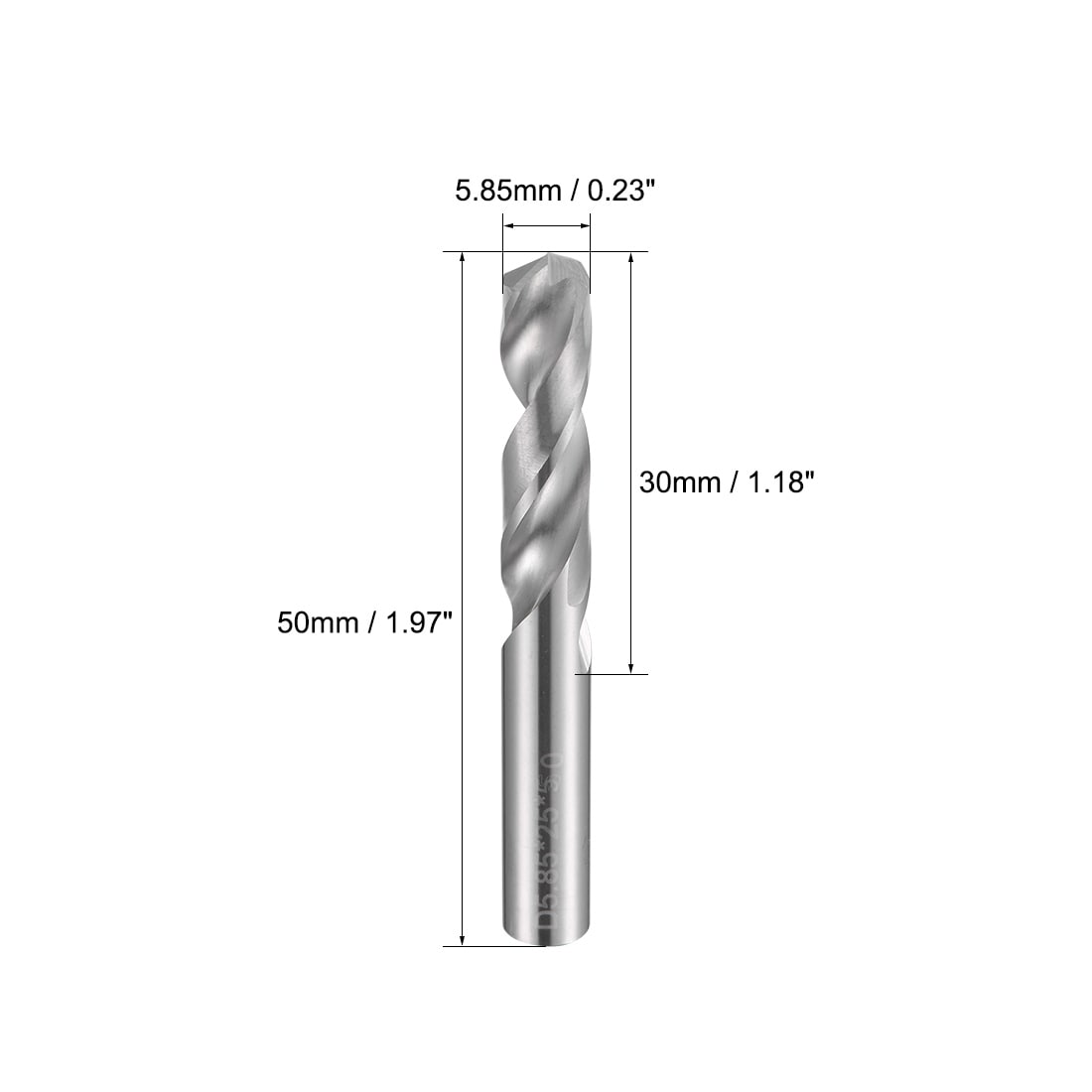 Solid Carbide Drill Bits Straight Shank for Stainless Steel Alloy