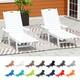Laguna Weather-Resistant Outdoor Patio Chaise Lounge (Set of 2)