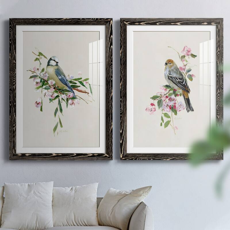 Spring Song Blue Bird-Premium Framed Print - Ready to Hang