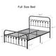 preview thumbnail 9 of 34, Industrial Metal Platform Bed Frame with Headboard Twin/Full/Queen/King Size Bed