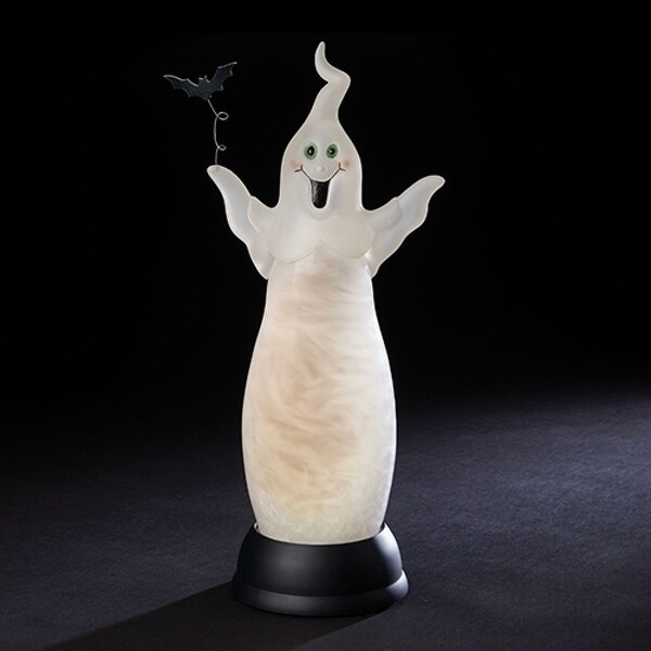 14” Pearl Swirl White Ghost with Bat – Battery Operated - Overstock ...