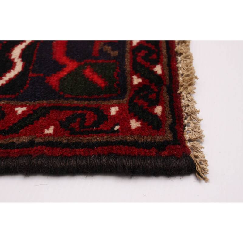 ECARPETGALLERY Hand-knotted Andelz Red Wool Rug - 4'2 x 6'1