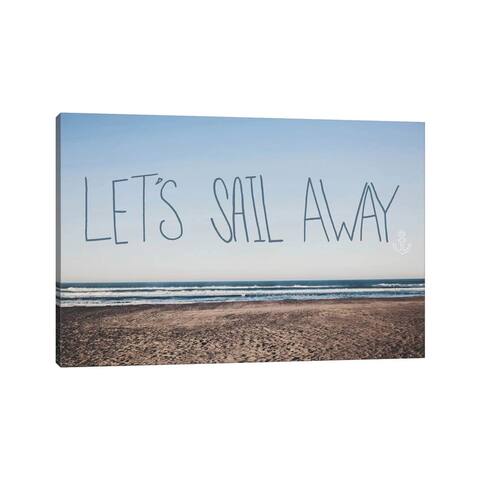 iCanvas "Let's Sail Away" by Leah Flores Canvas Print