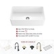 preview thumbnail 1 of 15, 36-Inch Fireclay Farmhouse Kitchen Sink - Contemporary European Design