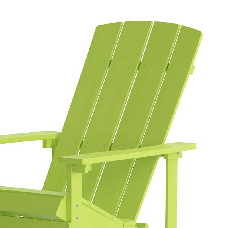 All-weather Poly Resin Wood Outdoor Adirondack Chair (Set of 4)