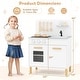 preview thumbnail 9 of 7, Pretend Play Kitchen Set for Kids with Storage and Cooking Fun - 22" x 12" x 30"
