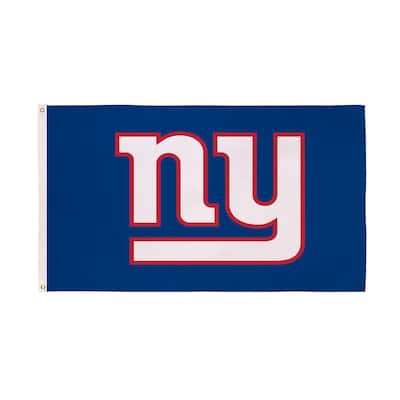 New York Giants Single Sided Flag w/ 2 Grommets, 3'x5'