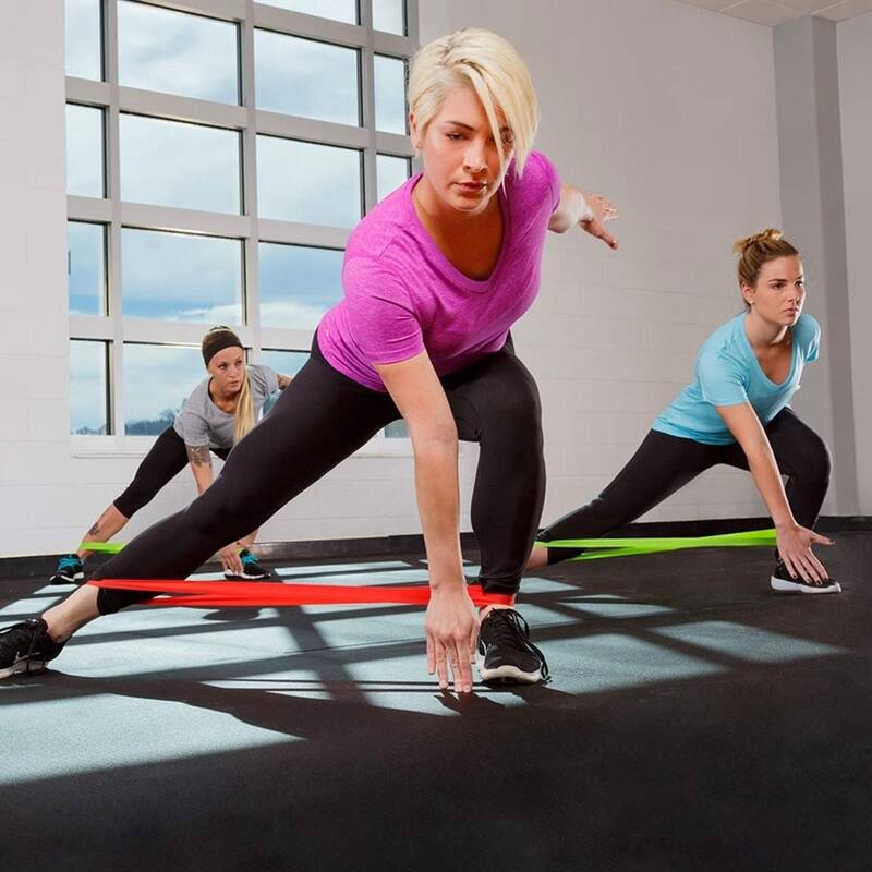 Power Systems 12" Versa Loop Resistance Bands 10-Pack Durable Workout Bands