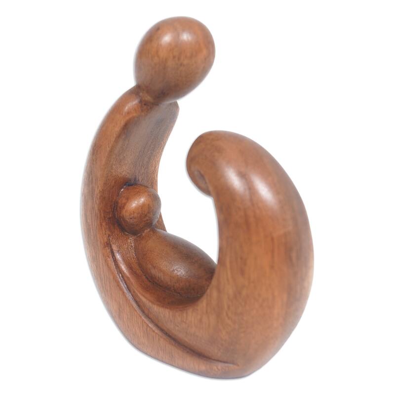 Novica Handmade Jolly Union Wood Sculpture