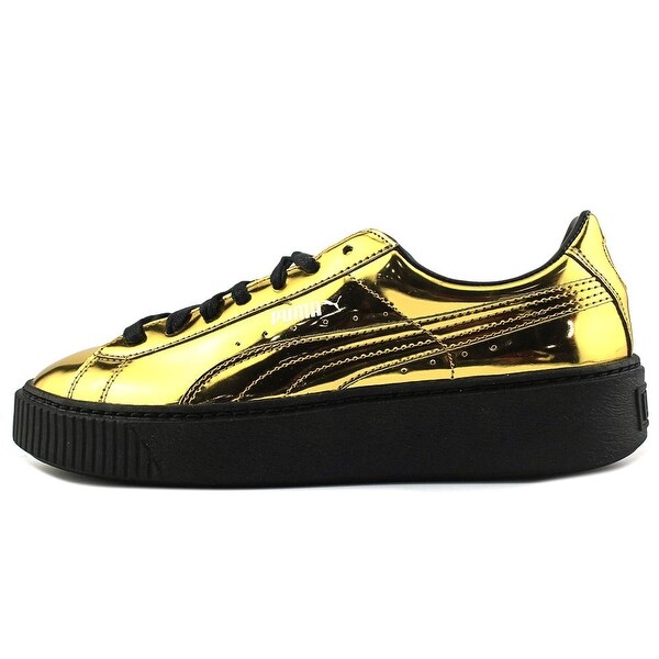 puma basket platform metallic gold puma basket platform metallic gold