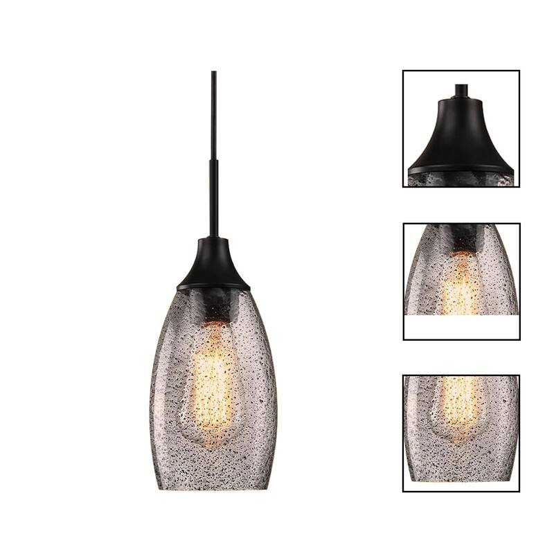 4.72” Pendant light white chandeliers light glass kitchen island light - N/A