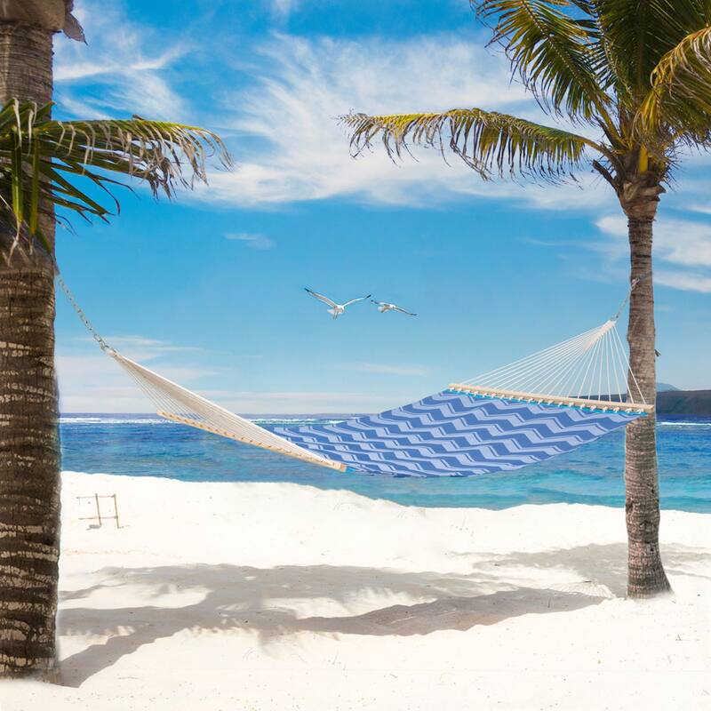 2 Person Quick Dry Hammock with Spreader Bar