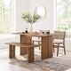 preview thumbnail 12 of 10, Amistad 60" Wood Dining Table and Bench Set