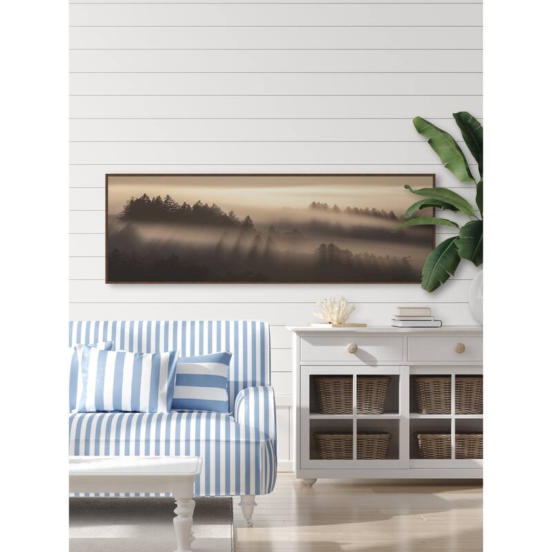 Nature's Heart Floater Framed Print on Canvas