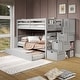 preview thumbnail 28 of 35, Taylor & Olive Trillium Twin over Twin Stairway Bunk Bed, Twin Trundle