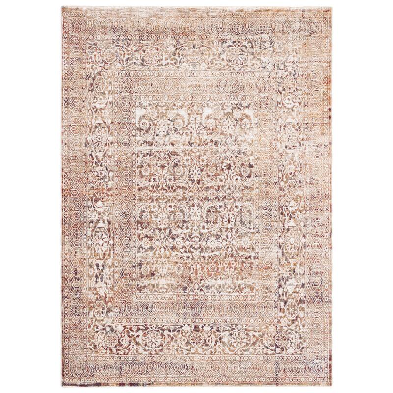 Lauren Ralph Lauren Pascal Traditional Vintage Rug - 2'6" x 4' - Ivory/Brown