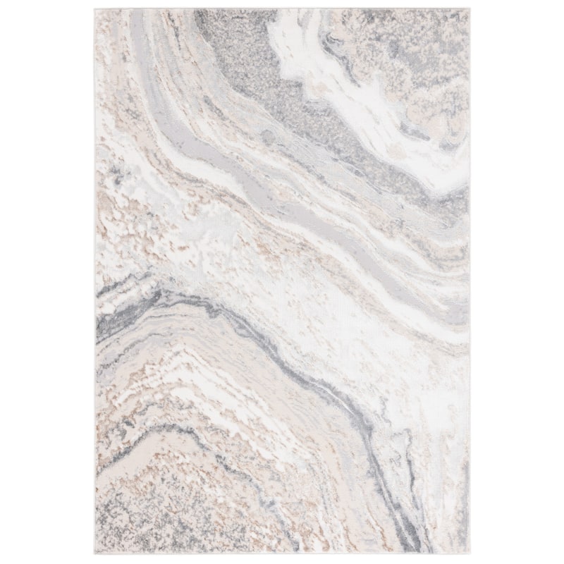 SAFAVIEH Aura Delmira Modern & Contemporary Rug - 5'3" x 7' - Beige/Grey