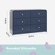 preview thumbnail 4 of 52, Storkcraft Santos 6 Drawer Dresser