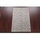 preview thumbnail 2 of 5, Modern Wool/ Silk Geometric Trellis Oriental Area Rug Hand-Tufted - 4'0" x 6'0"