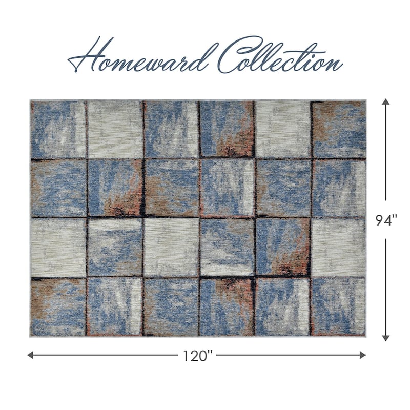 Homeward Collection Area Rug Oriental Rug for Living Room