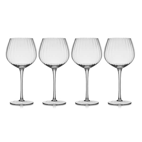 Mikasa Optic Set of 4 Red Wine Glasses, 19 Ounce