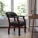 preview thumbnail 1 of 29, Conference Chair with Accent Nail Trim Black