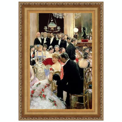 Design Toscano 'The Soiree, 1880' Made-to-order Canvas Painting