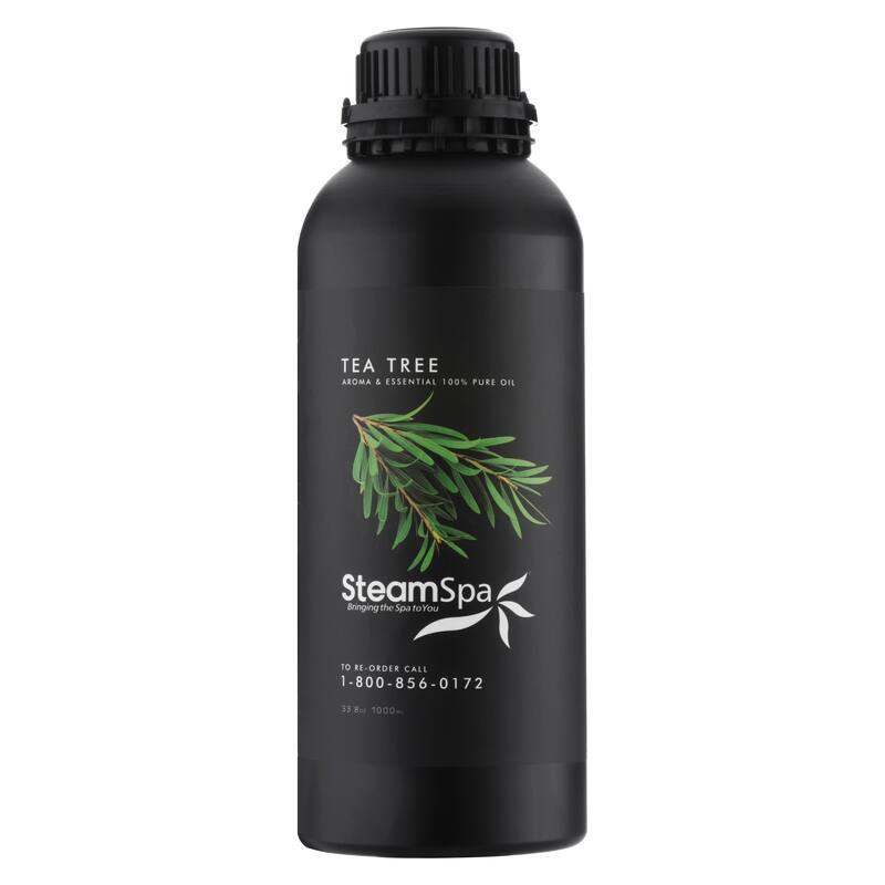 SteamSpa G-OILTEATREE1K Tea Tree Aromatherapy Oil for Steam Shower - Natural