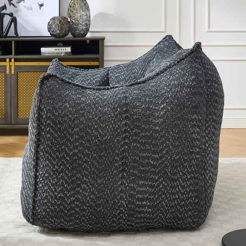 Lazy Bean Bag Chair with Arms for Living Room