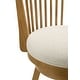 preview thumbnail 32 of 64, Harper Modern Swivel Bar Stool, Upholstered Counter Height Chair with Solid Wood Frame
