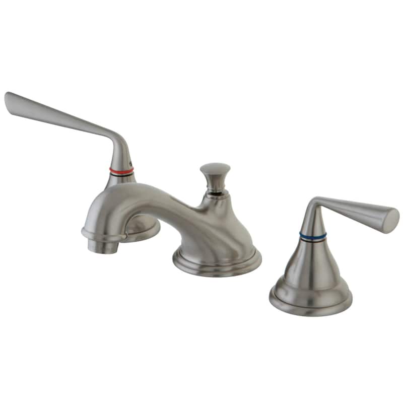 Kingston Brass Silver Sage 1.2 GPM Widespread Bathroom Faucet with - Brushed Nickel