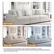 preview thumbnail 129 of 132, Corduroy Couch Modular Sectional Sofa with Pillows