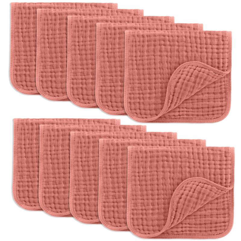 Muslin Burp Cloths for Babies by Comfy Cubs