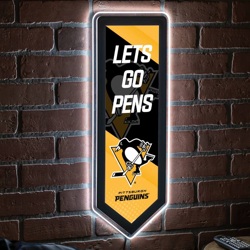 Pittsburgh Penguins LED Lighted Sign